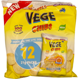 Photo of Ajita Vege Chips Natural Multipack