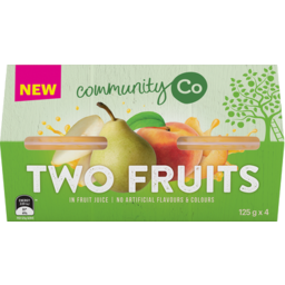 Photo of Comm Co Two Fruits In Juice 125gm X 4