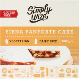 Photo of Simply Wize Traditional Siena Panforte Cake Gluten Free 200gm