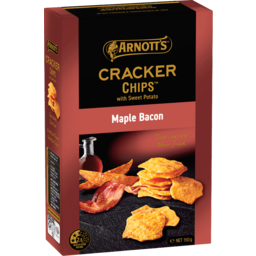 Photo of Arnott's Cracker Chips with Sweet Potato Maple Bacon 150gm