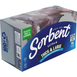 Photo of Sorbent Hypo-Allergenic Facial Tissue Thick & Large - 95 Pack