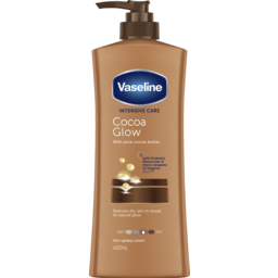Photo of Vaseline Intensive Care Cocoa Glow With Pure Cocoa Butter Pump 400ml