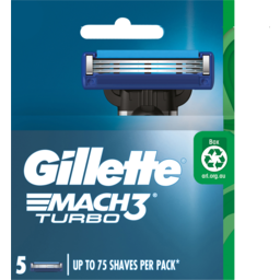 Photo of Gillette Mach 3 Replacement Cartridge Turbo 3D 5 Pack