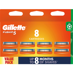 Photo of Gillette Fusion Razor Blades 8 Cartridges Refills