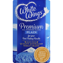 Photo of White Wings Premium Plain Flour 1kg