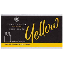 Photo of Yellowglen Yellow Piccolos Shipper. 6x4 Packs 200ml
