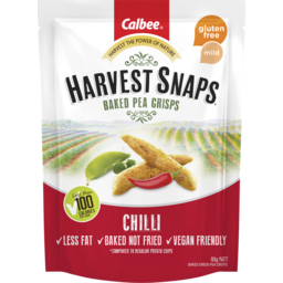 Photo of Calbee Harvest Snaps Chilli Pea Crisps 93g