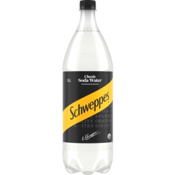 Photo of Schweppes Classic Soda Water 1.5L Soft Drink Bottle
