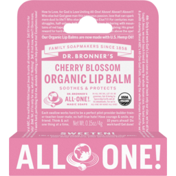 Photo of DR BRONNERS Lip Balm Cherry Blossom Organic 4g