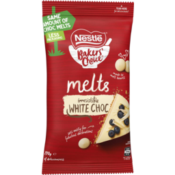 Photo of Nestle Bakers Choice White Chocolate Melts 290g