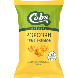 Photo of Cobs Natural Popcorn Cheddar Cheese Gluten Free 100g