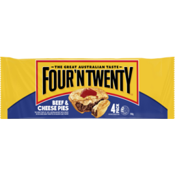 Photo of Four N Twenty Beef & Cheese Pies 4 Pack
