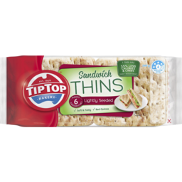 Photo of Tip Top® Sandwich Thins Lightly Seeded 6pk