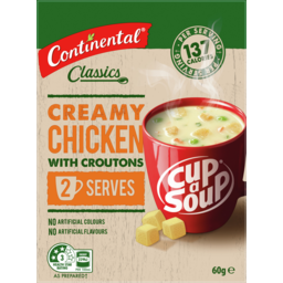 Photo of Continental Cup A Soup Creamy Chicken With Croutons 2 Serves 60g