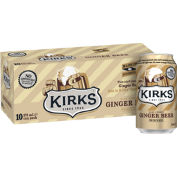 Photo of Kirks Originals Olde Stoney Ginger Beer Multipack Cans Soft Drink