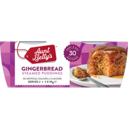 Photo of Aunt Bettys Gingerbread Steamed Puddings