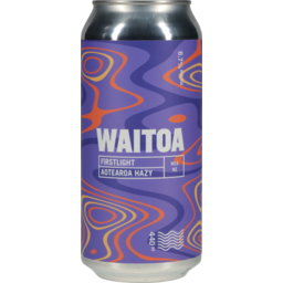 Photo of Waitoa Beer Hazy India Pale Ale First Light Aotearoa 440ml