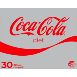 Photo of Coca Cola Diet Soft Drink Multipack Cans 30x375ml