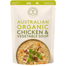 Photo of Australian Organic Food Co. Chicken & Veggie Soup 330gm