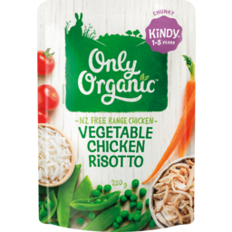 Photo of Only Organic Vegetable Chicken Risotto Kindy 1-5 Years