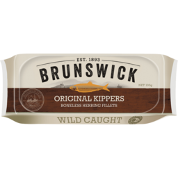 Photo of Brunswick Seafood Snacks Boneless Fish Fillets Kippered 100g