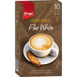 Photo of Greggs Cafe Gold Flat White 10 Pack