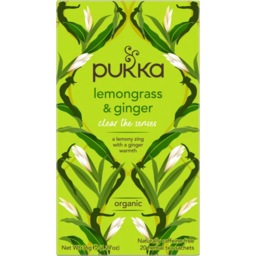 Photo of Pukka Lemongrass & Ginger Tea Bags 20 Pack