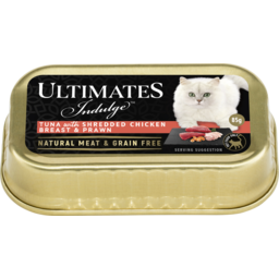 Photo of Ultimates Indulge Tuna With Shredded Chicken Breast & Prawns 85g