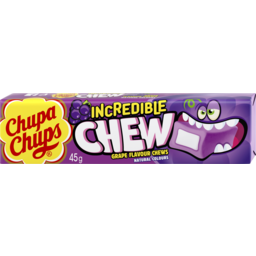 Photo of Chupa Chups Incredible Chew Grape 45gm