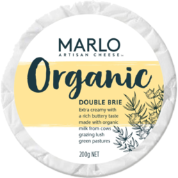 Photo of Marlo Organic Double Brie 200gm