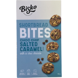 Photo of Bisko Shortbread Bites Choc Chip Caramel