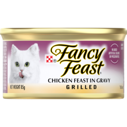 Photo of Fancy Feast Grilled Chicken Feast In Gravy Wet Cat Food Can 85g