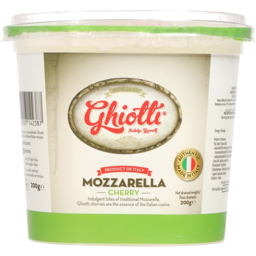Photo of Ghiotti Cherry Mozzerella 200g