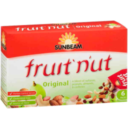 Photo of Sunbea Fruit 'N'ut Snacks Oriinal 6 Pack