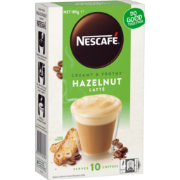 Photo of Nescafe Cafe Menu Hazelnut Latte 10pk