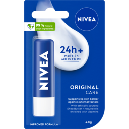 Photo of Nivea Lip Original Care With Natural Oils 24 Hour Melt-In Moisture 4.8g