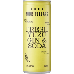 Photo of Four Pillars Fresh Yuzu, Gin & Soda Can