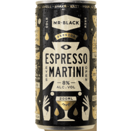 Photo of Mr Black Espresso Martini Can