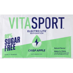 Photo of Vitasport 99% Sugar Free Electrolyte Drink Base Crisp Apple