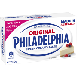 Photo of Philadelphia Original Twin Cream Cheese Block 2x 250g