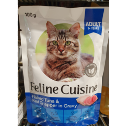 Photo of Feline Cuisine Tuna & Flaked Red Snapper Cat Food