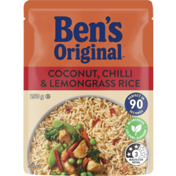 Photo of Bens Original Express Rice Coconut Chilli & Lemongrass 250g