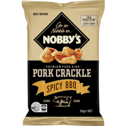 Photo of Nobby's Pork Crackle Spicy BBQ 50g
