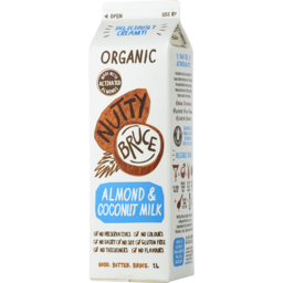 Photo of Nutty Bruce Organic Almond & Coconut Milk 1l
