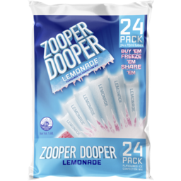 Photo of Zooper Dooper Lemonade 24 Pack 24.0x70ml
