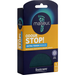 Photo of Footcare Odour Stop Extra Tough Insoles, 1 Pair