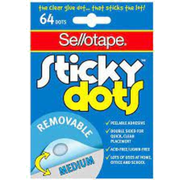 Photo of Sellotape Sticky Dot Removable