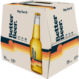 Photo of Better Beer Low Carb 330ml 12 Pack