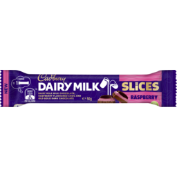 Photo of Cadbury Dairy Milk Slices Raspberry 50g