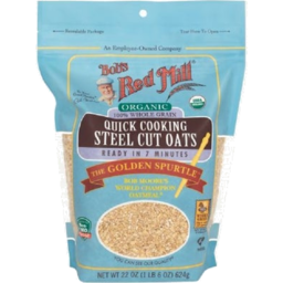 Photo of Bobs Red Mill Steel Cut Oats Quick Cook 624g